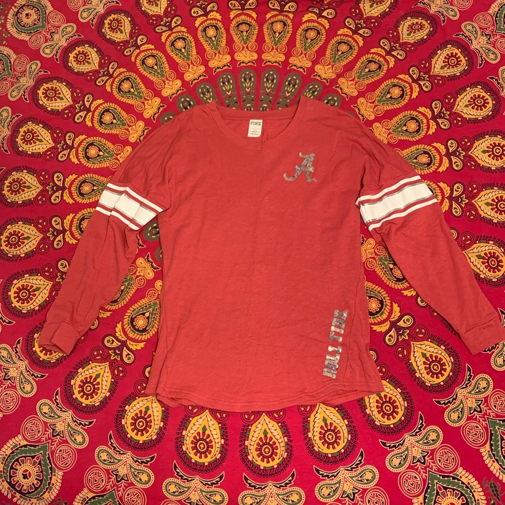 PINK university of alabama bling tee
